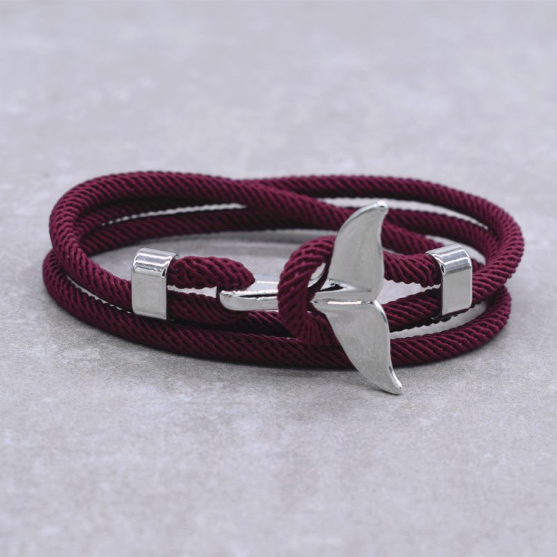 Bracelet Paracorde Alliage De Zinc + Corde En Nylon