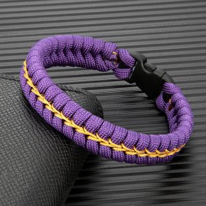 Bracelet Paracorde Femme Violette